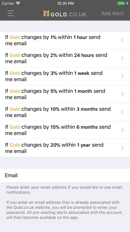 Live Gold Price - Gold.co.uk screenshot-9
