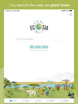 Imágen 1 Ecosia iphone