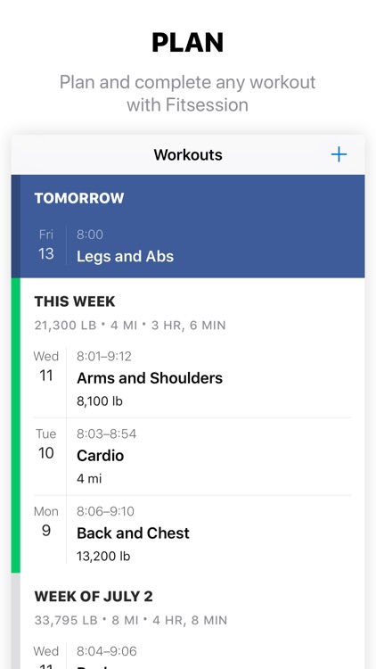 Fitsession: Workout Journal