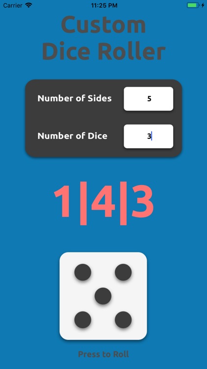 Custom Dice Roller