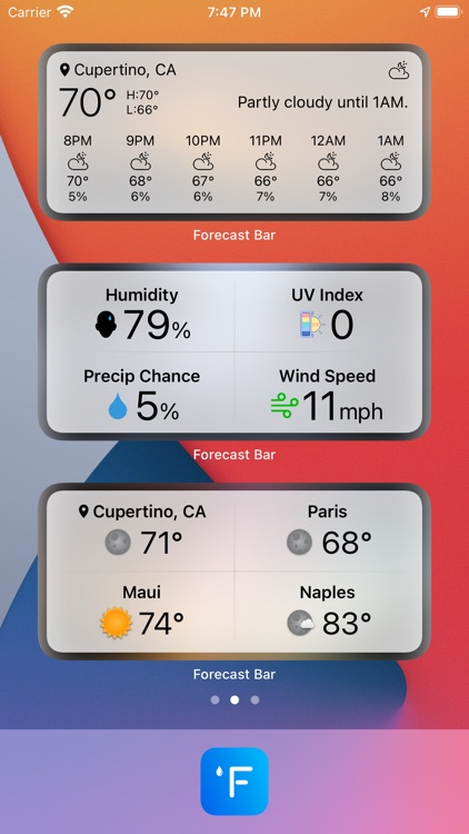 Forecast Bar - Weather + Radar screenshot-3