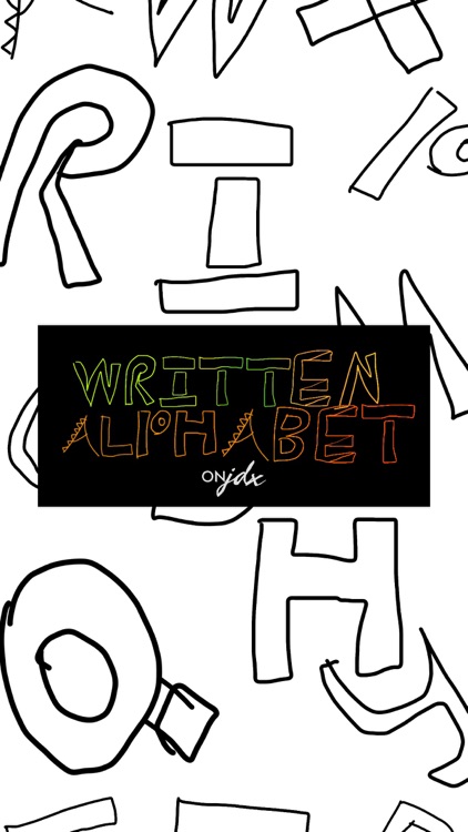 Written Alphabet: Sticker Pack