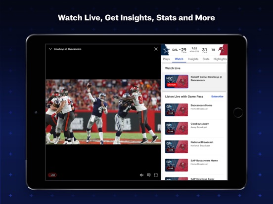 iPad Image of NFL