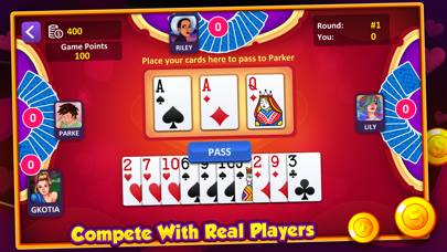 Hearts: Casino Card Game screenshot 4