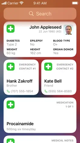 Game screenshot Medical ID Record hack