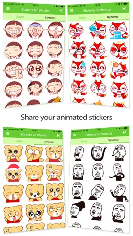 Stickers and Emoji for Facebook, WeChat and WhatsApp Pack IIのおすすめ画像8