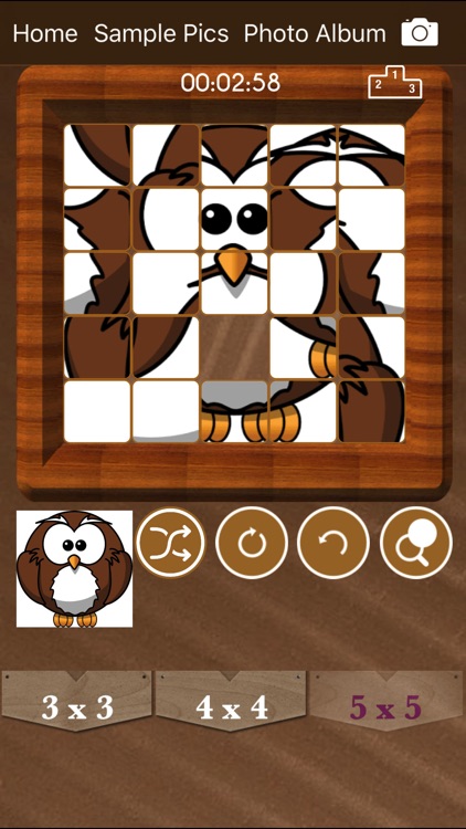 Sliding Puzzle : Tile Puzzle