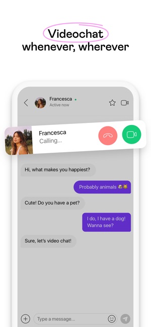 Dating app without chat