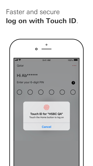 How to cancel & delete HSBC Qatar from iphone & ipad 3