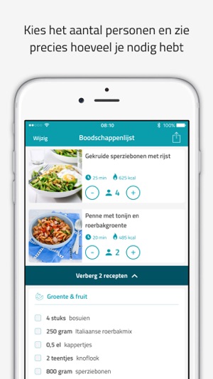 Actify MaaltijdMatch recepten(圖4)-速報App