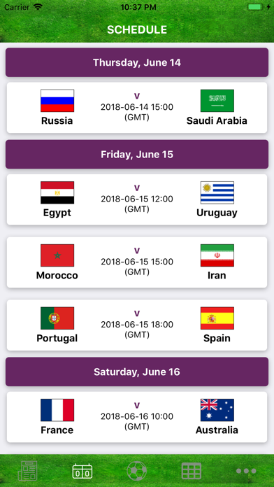 Worldcup 2018 : Livesocre, new screenshot 3