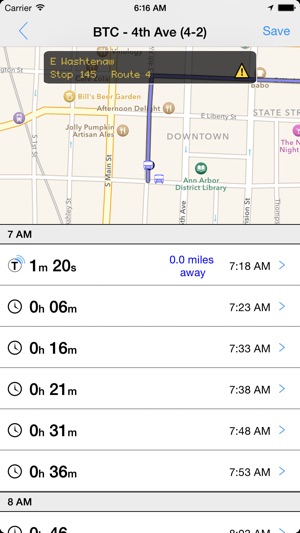 Transit Tracker - Ann Arbor