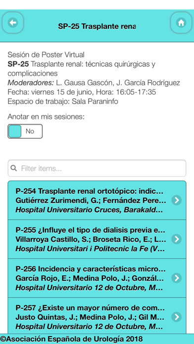 LXXXIII Congreso de Urología screenshot 4