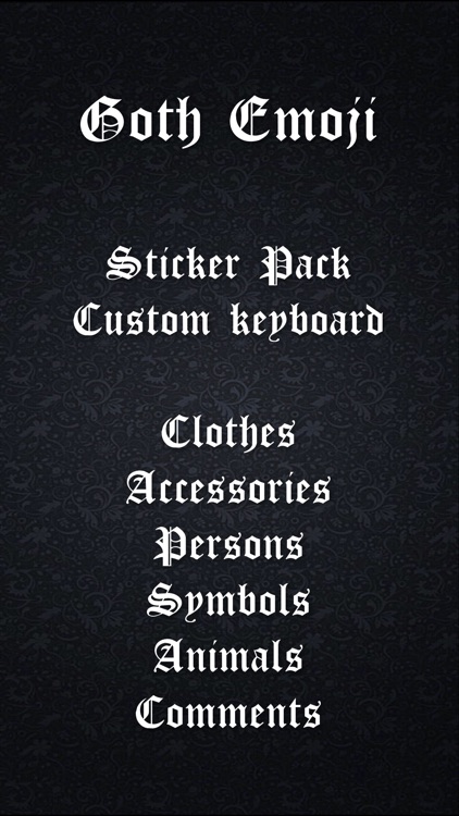Goth Emoji