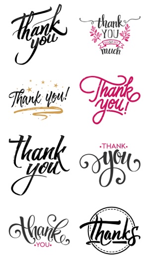 Thanks Typography Stickers App(圖1)-速報App