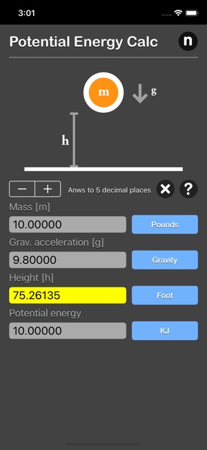 Potential Energy Calculator(圖5)-速報App