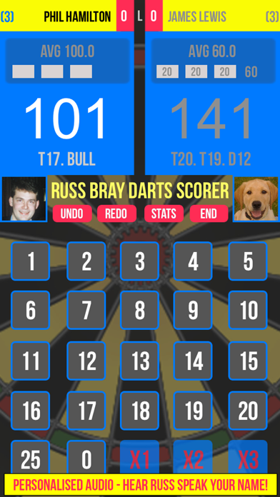 Russ Bray Darts Scorer screenshot1