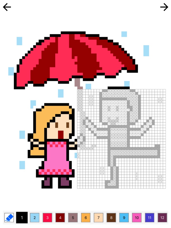 Pixel ColoringColor By Number