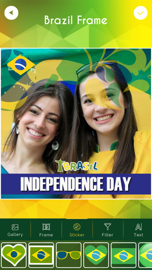 Brazil Independance Day Frame