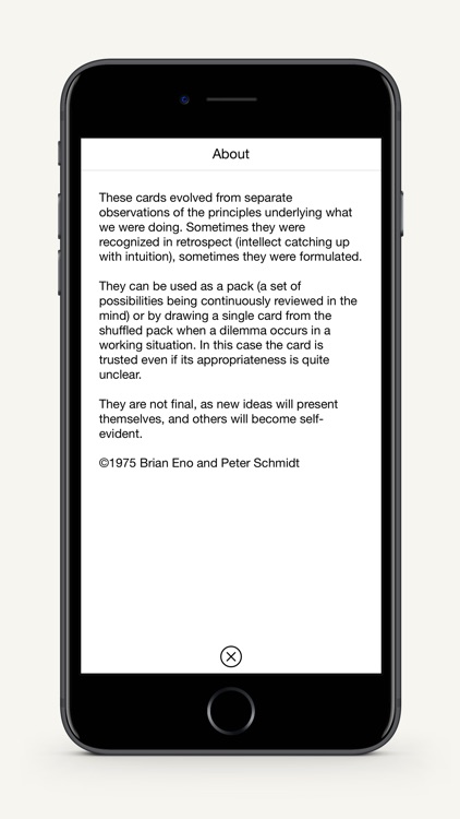 Oblique Strategies SE screenshot-8