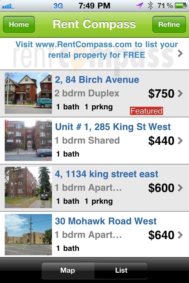 Rent Compass Apartment Finder screenshot 2