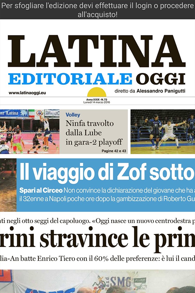Editoriale Oggi VNP screenshot 2
