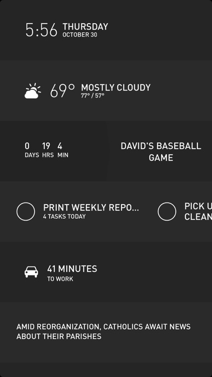 Morning — Weather, To-Do, News screenshot-3