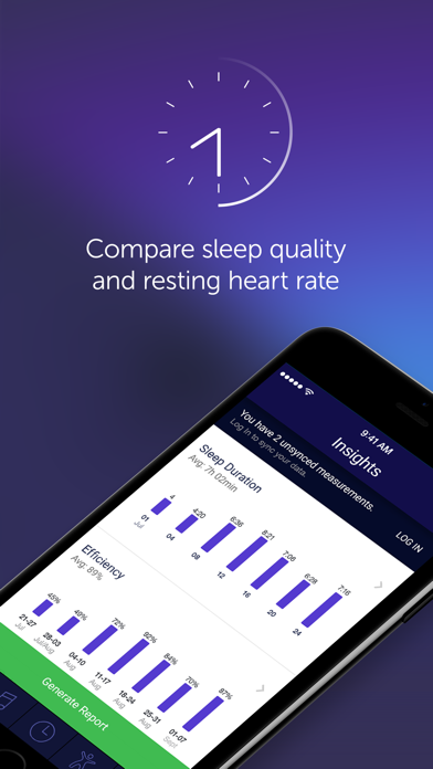 Sleep Time+  Alarm Clock and Sleep Cycle Analysis with Soundscape for Health and Fitness screenshot