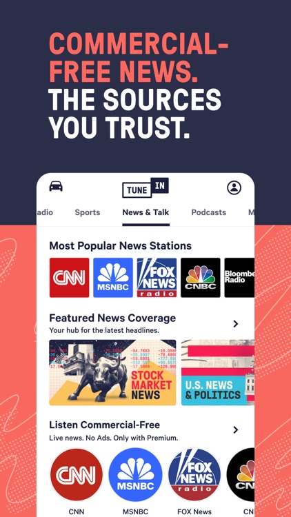 TuneIn Radio: Music & Sports