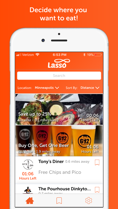 How to cancel & delete Lasso – Food Deals Near You! from iphone & ipad 1