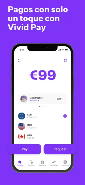 Screenshot 8 Vivid: Banca Móvil iphone