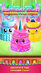 Birthday Cake - Unicorn Food Captura de tela 4