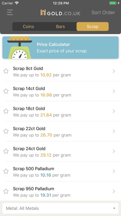 Live Gold Price - Gold.co.uk screenshot-4