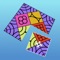 AuroraBound is a relaxing and addictive puzzle game, where you link matching pieces together to discover beautiful hidden patterns