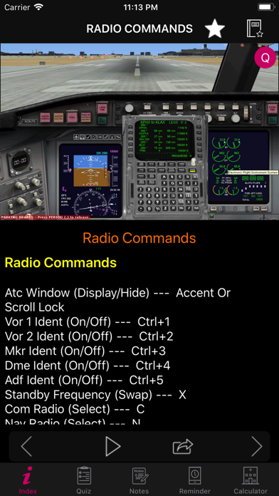FSX Key Commands screenshot 3