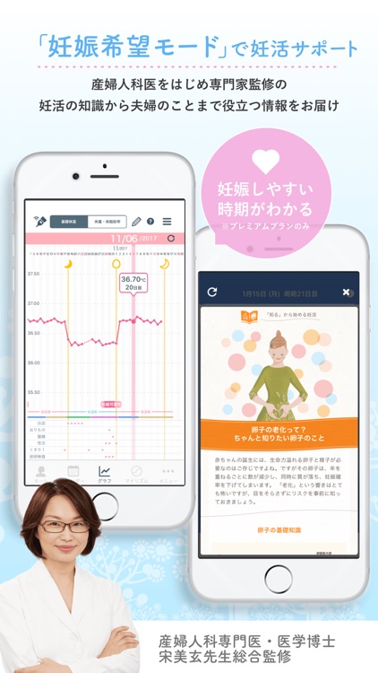 カラダのキモチ:生理/排卵日予測・基礎体温計・妊活サポート screenshot-3