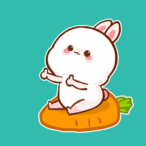 Tiny Rabbit Animated Stickers By Trang Dao