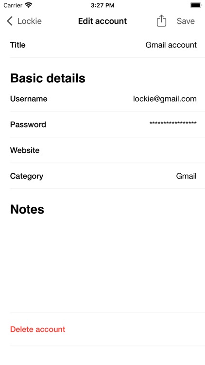 Password Manager - Lockie