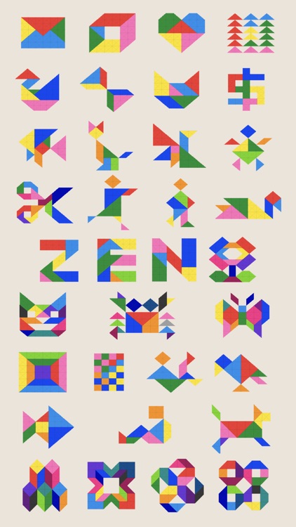 ZEN Block™-tangram puzzle game