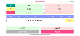 Game screenshot Uncertainty Calculator apk