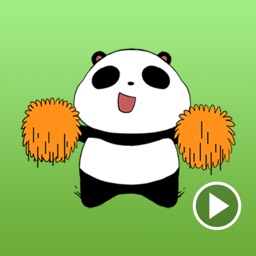 Panda a Dancer Stickers
