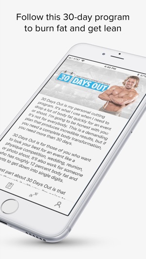 30 days out with craig capurso on the app store iphone screenshots
