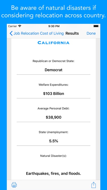 Job Relocation Cost of Living