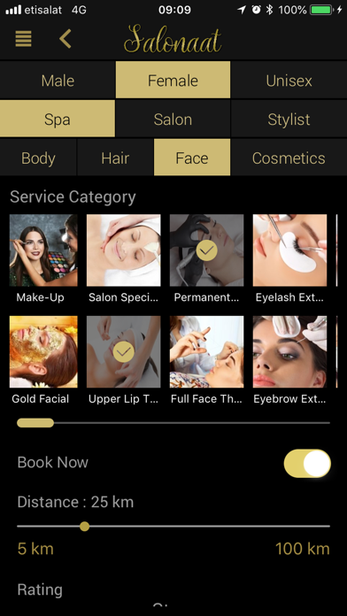 Salonaat:Online Beauty Booking screenshot 4