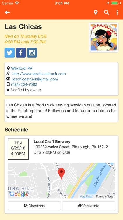 Mobile Nom - Food Truck Finder