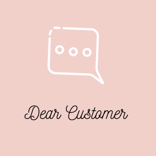 Dear Customer