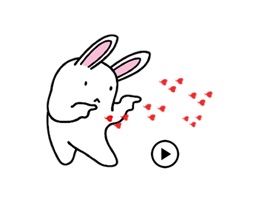 Animated Dancing Bunny Sticker