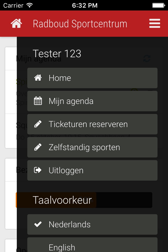 Radboud Sportcentrum screenshot 3