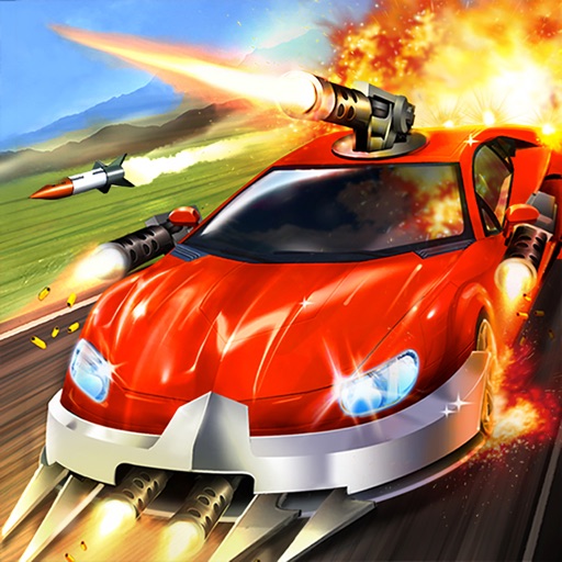 Road Riot Combat Racing- schnelle Autos, große Waffen