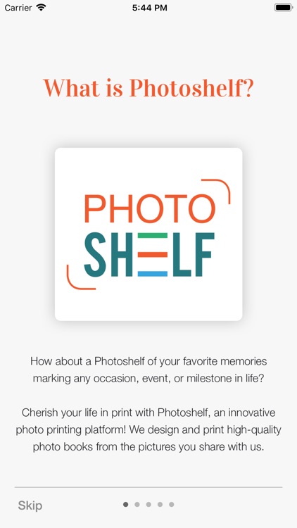 PhotoShelf - Life in Print!